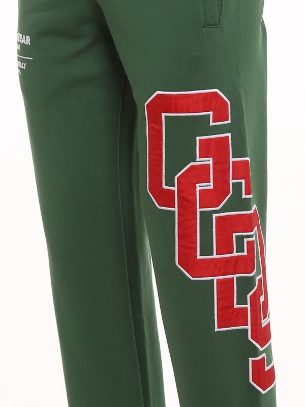 The Best Shops GCDS: tracksuit bottoms - College logo joggers