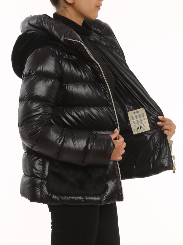 HERNO buy online Faux fur collar puffer jacket
