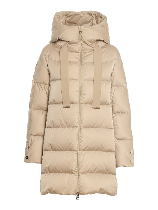 HERNO: Lange Daunenmäntel - Daunenmantel - Hellbeige