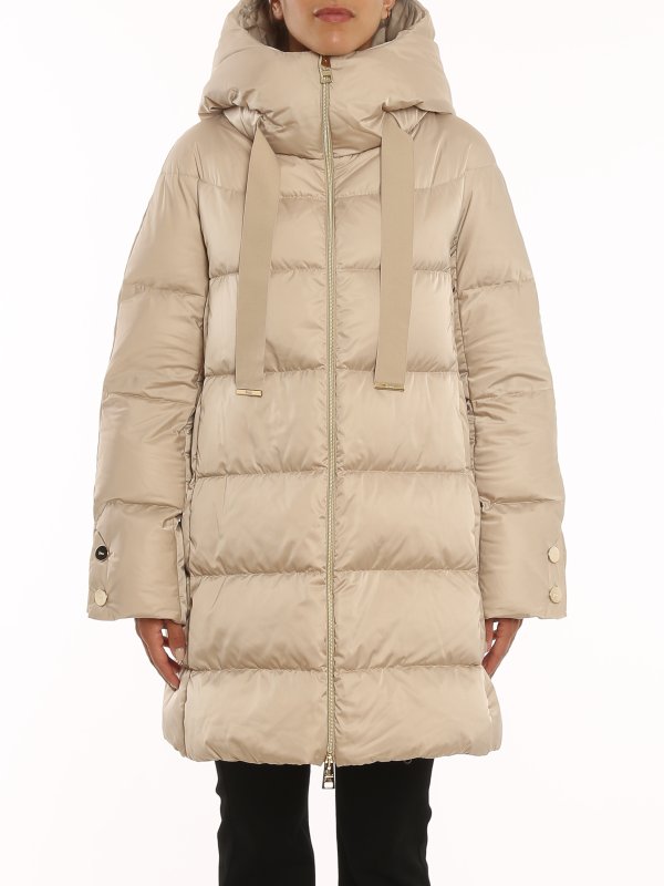 iKRIX HERNO: Lange Daunenmäntel - Daunenmantel - Hellbeige