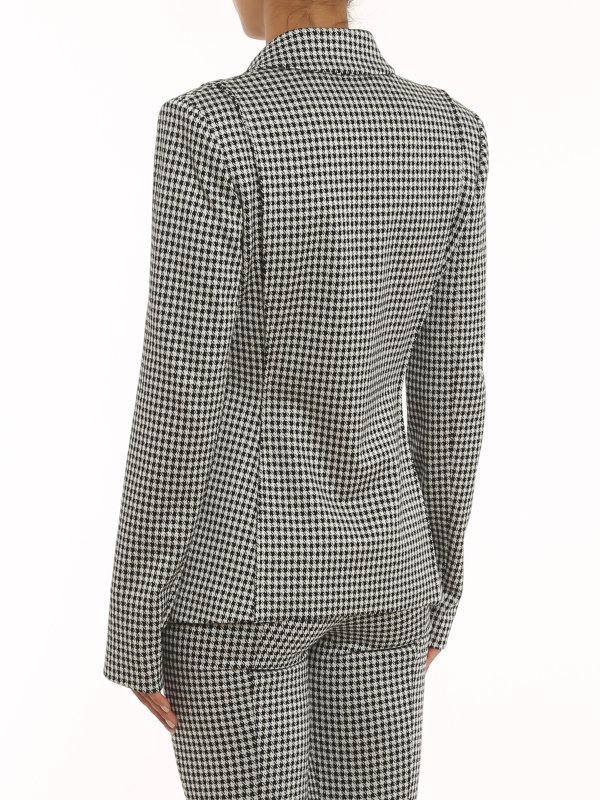 Houndstooth blazer shop online: PATRIZIA PEPE