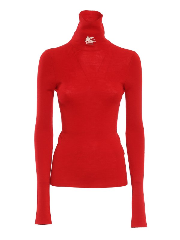 ETRO: Rollkragenpullover  und Polo-Ausschnitt - Rollkragenpullover - Rot