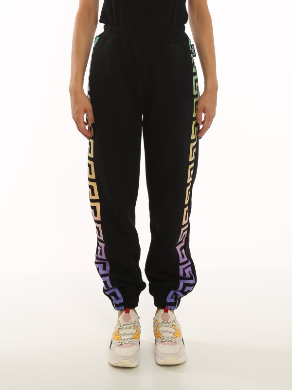 iKRIX VERSACE: tracksuit bottoms - Greca-print track pants