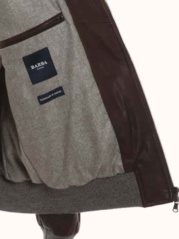 The Best Shops BARBA: leather jacket - Leather jacket