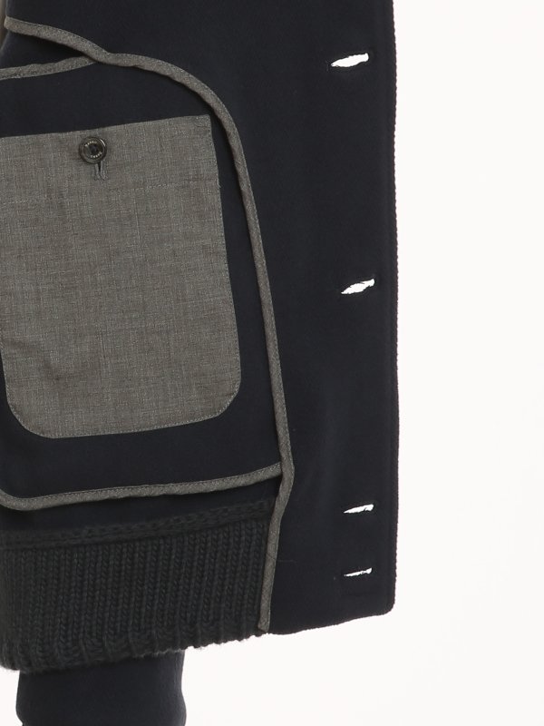 iKRIX HERNO: bombers - Herringbone pure wool bomber jacket