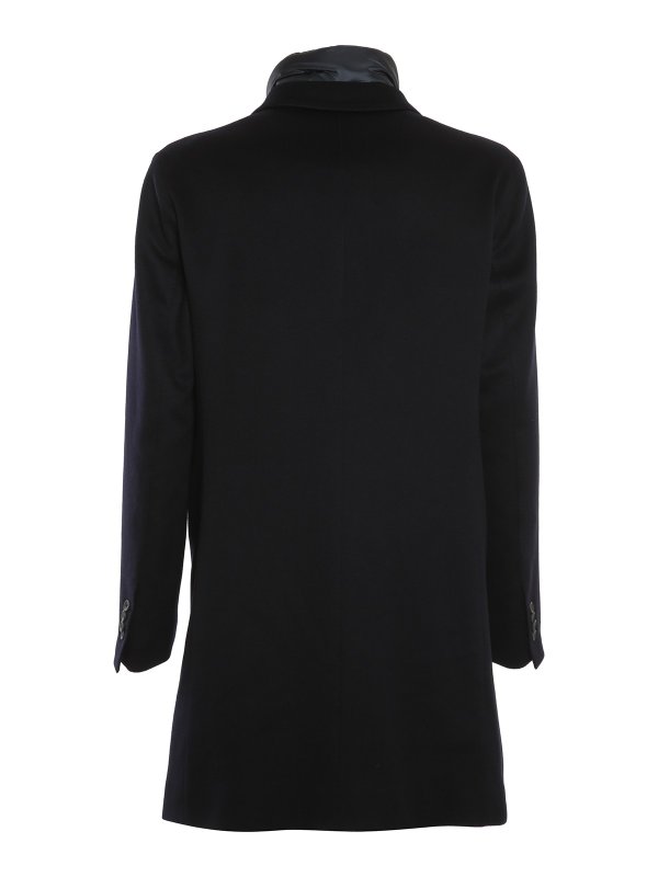 HERNO: long coats online - Single-breasted cashmere coat