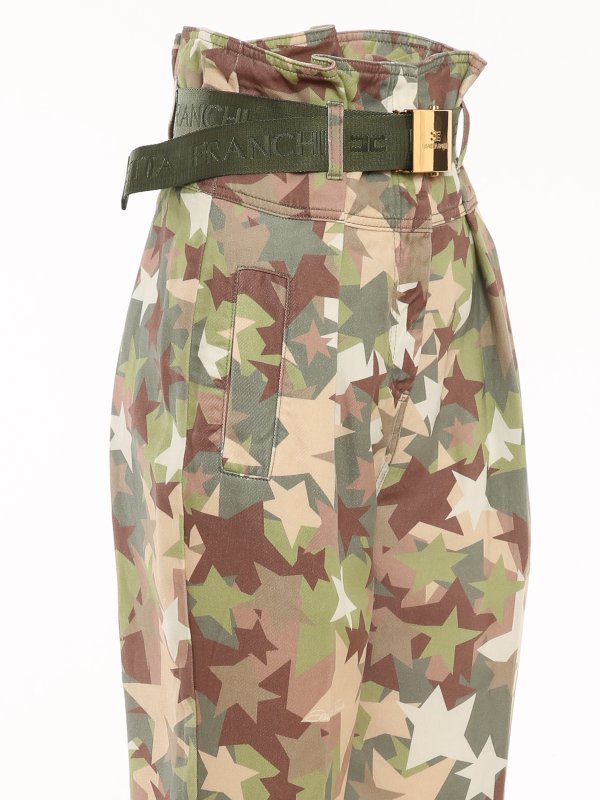 iKRIX ELISABETTA FRANCHI: カジュアルトラウザー - カジュアルパンツ - 緑