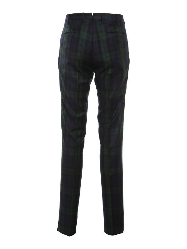 INCOTEX: Tailored & Formal trousers online - Tartan patterned pants