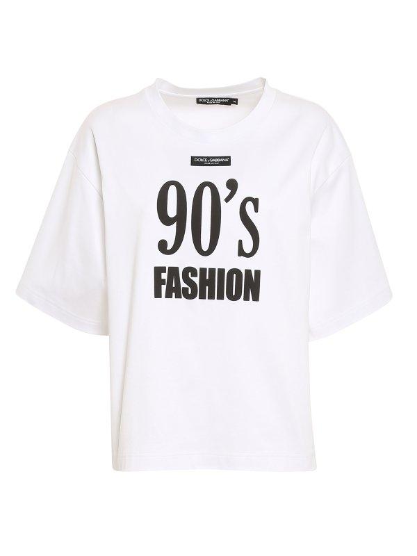 Dolce & Gabbana 90s Fashion T-shirt - White|F8O49THU7H8HW3FT