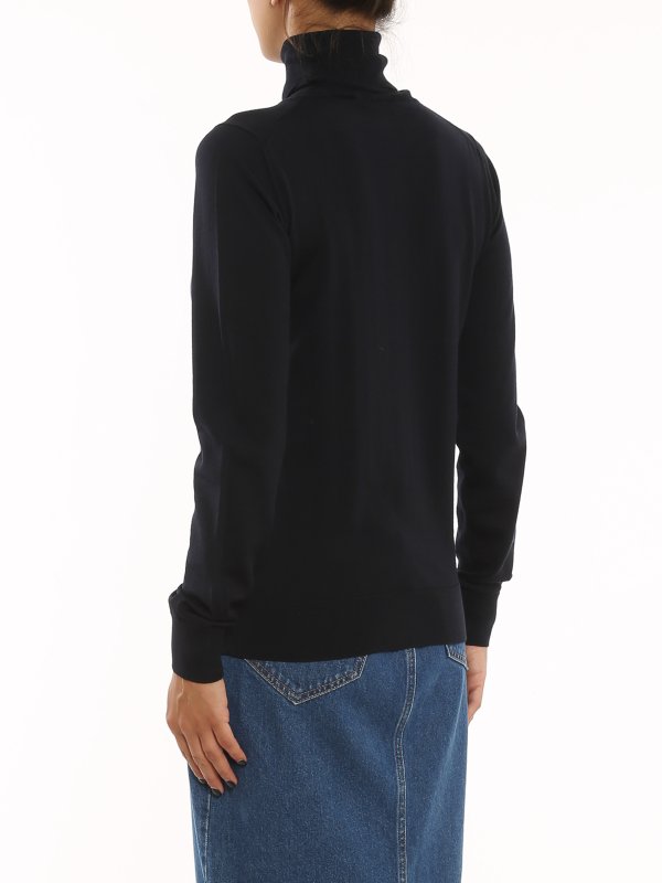 Rollkragenpullover - Dunkelblau shop online: DRUMOHR