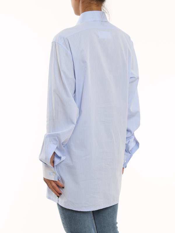 シャツ - ライトブルー shop online: Maison Margiela