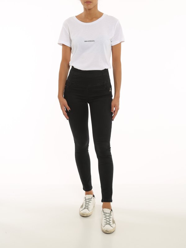 PATRIZIA PEPE: スキニージーンズ online - スキニージーンズ - 黒