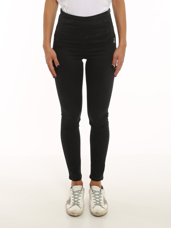 iKRIX PATRIZIA PEPE: スキニージーンズ - スキニージーンズ - 黒