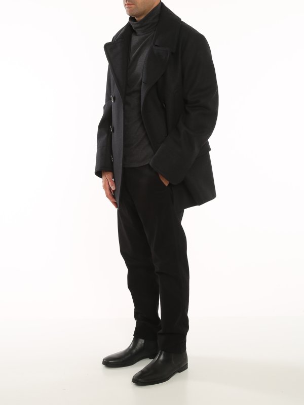 BELSTAFF: short coats online - Naval peacoat