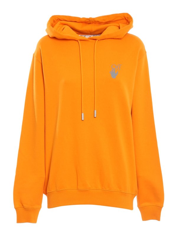 OFF-WHITE: Sweatshirts und Pullover - Sweatshirt - Orange