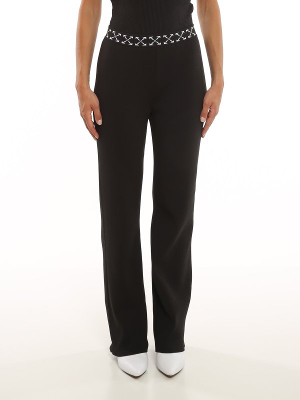 iKRIX OFF-WHITE: Casual Hosen - Casual Hose - Schwarz