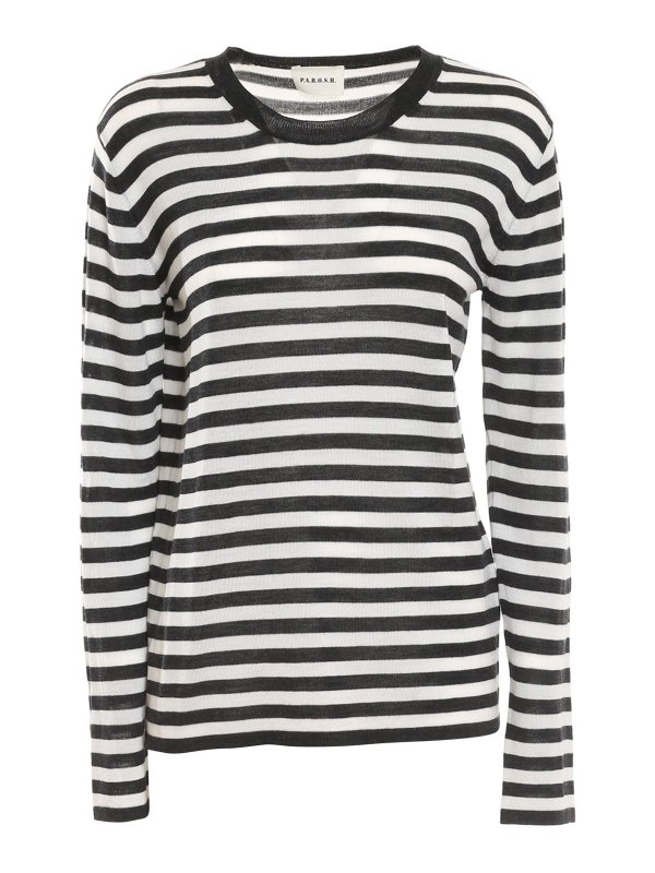 P.A.R.O.S.H.: crew necks - Striped jumper