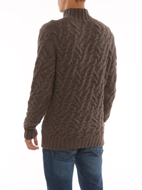 Pull Col Roulé - Marron shop online: MALO