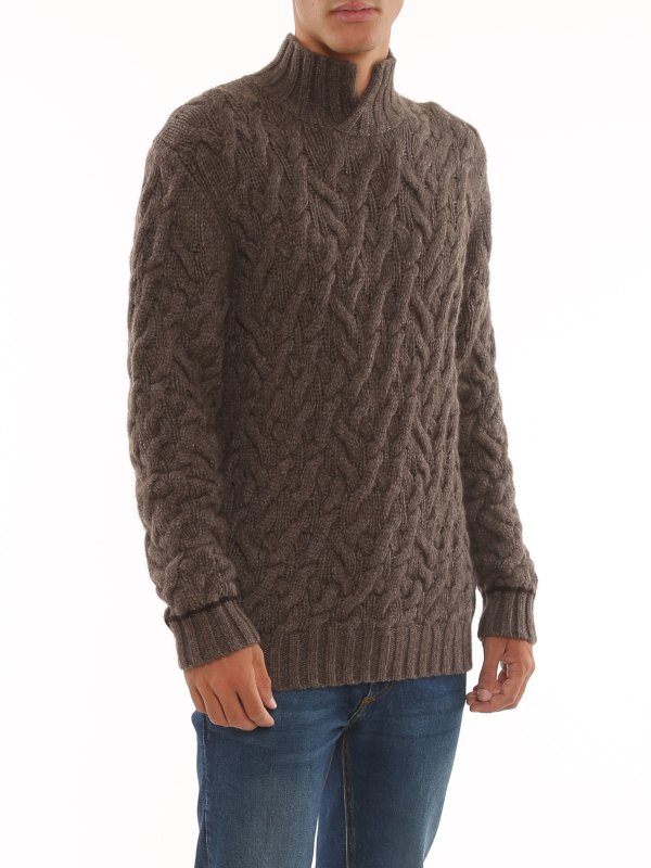 MALO buy online Pull Col Roulé - Marron