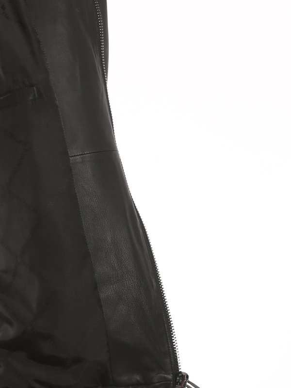 iKRIX EMPORIO ARMANI: Chaquetas de cuero - Chaqueta De Cuero - Negro