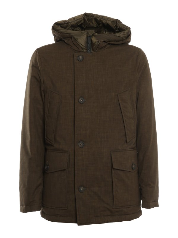 WOOLRICH: cappotti imbottiti - City Tech Wool Like Parka