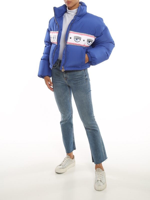 CHIARA FERRAGNI: Kurze Daunenjacken online - Daunenjacke - Blau