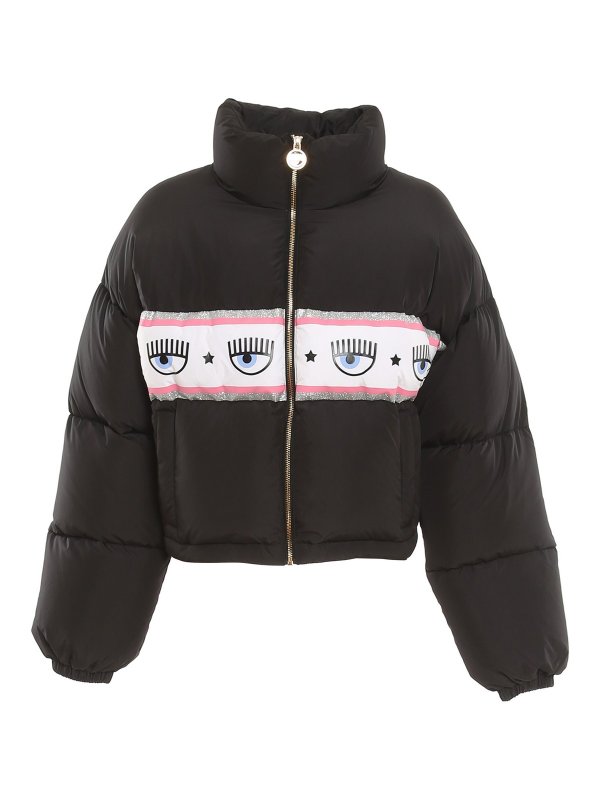 CHIARA FERRAGNI: padded jackets - Logomania down jacket