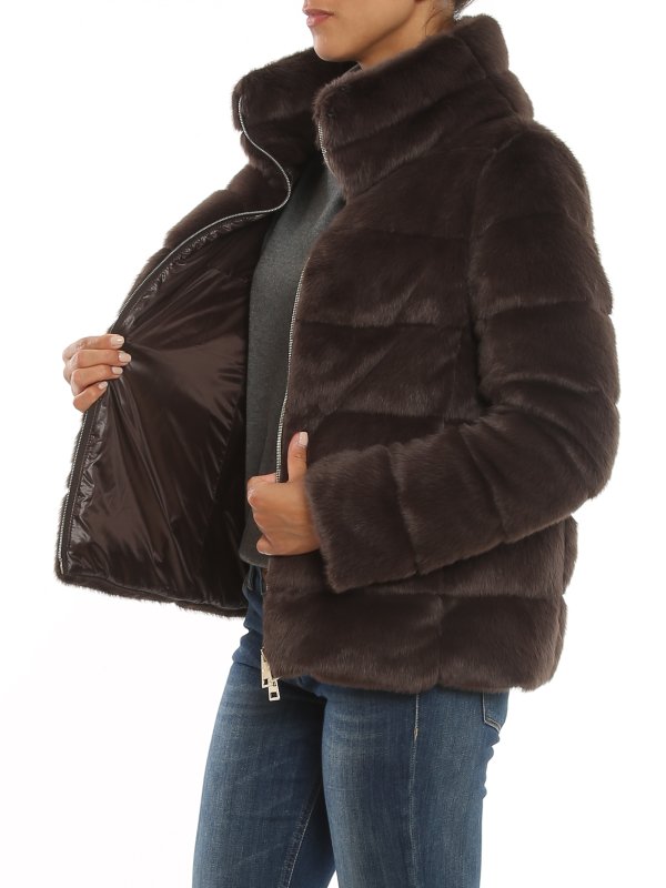 HERNO buy online Pelz - Dunkelbraun