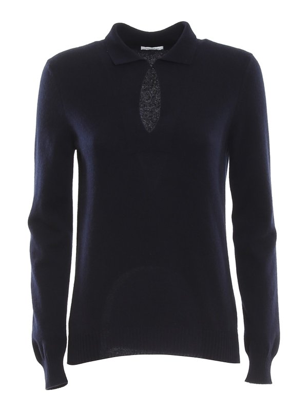 MALO: Rollkragenpullover  und Polo-Ausschnitt - Rollkragenpullover - Dunkelblau