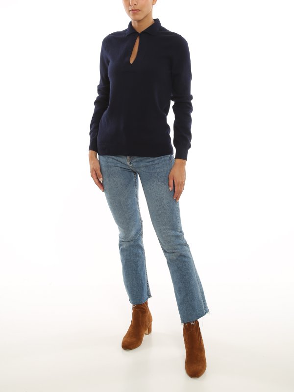 MALO: Rollkragenpullover  und Polo-Ausschnitt online - Rollkragenpullover - Dunkelblau