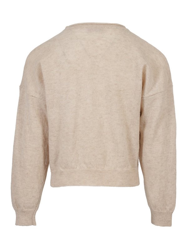 MONNALISA: クルーネック online - クルーネック - ベージュ