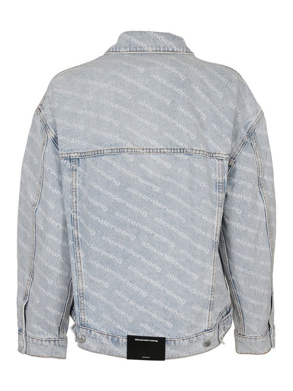 ALEXANDER WANG: Chaquetas denim online - Chaqueta Vaquera - Lavado Claro