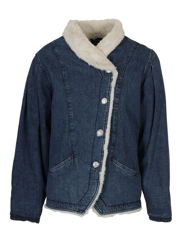 ISABEL MARANT: denim jacket - Dipauline jacket