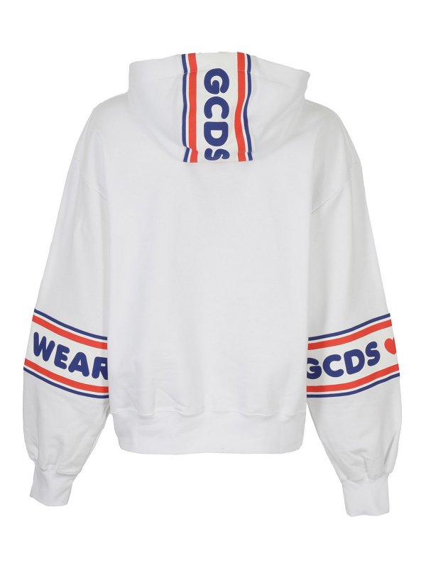 GCDS: Sweatshirts und Pullover online - Sweatshirt - Weiß