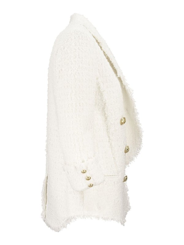 iKRIX Balmain: blazers - Double-breasted tweed blazer