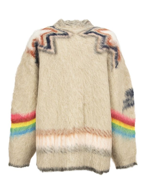 ETRO: cardigans online - Gemetric patterned jacquard cardigan