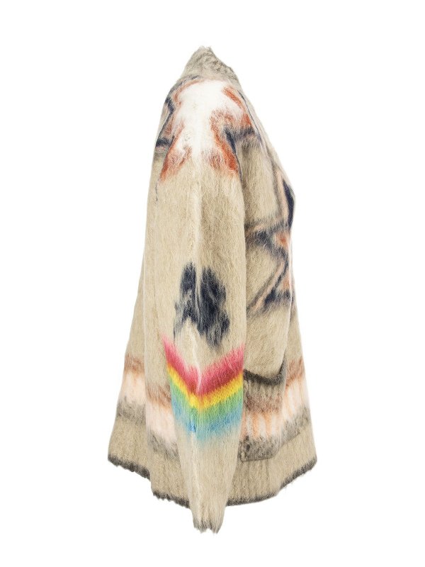 iKRIX ETRO: cardigans - Gemetric patterned jacquard cardigan