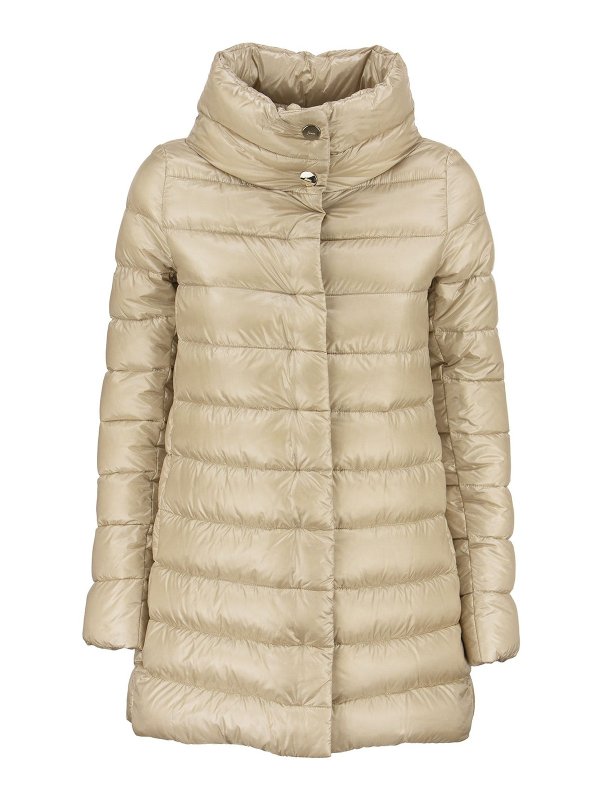 HERNO: Lange Daunenmäntel - Daunenmantel - Hellbeige