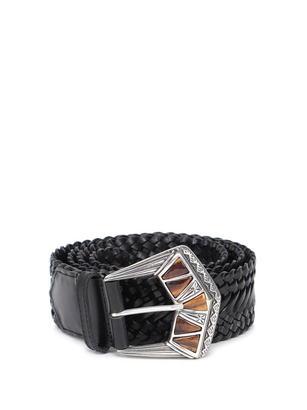 ETRO: Cinturones - Cinturón - Negro