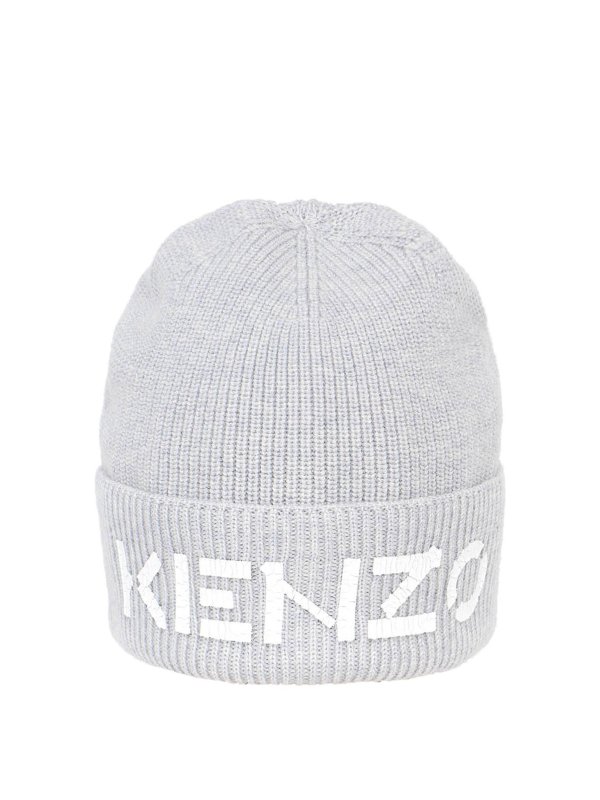 KENZO: Mützen - Mütze - Hellgrau