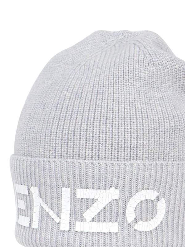 KENZO: Mützen online - Mütze - Hellgrau