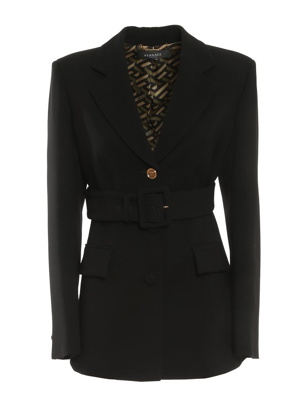VERSACE: giacche blazer - Blazer in lana