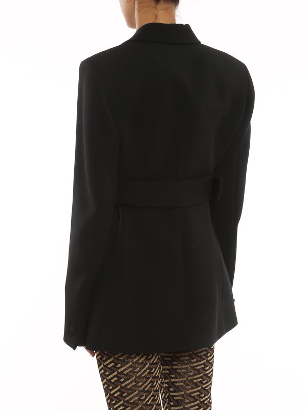 Blazer in lana shop online: VERSACE