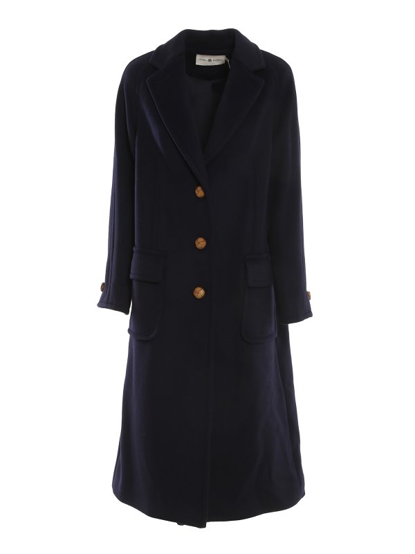 TORY BURCH: long coats - Wool coat