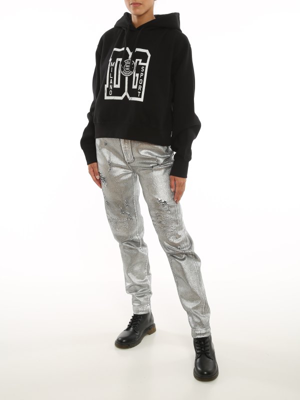 DOLCE & GABBANA: Jeans Rectos online - Vaqueros Rectos - Plata