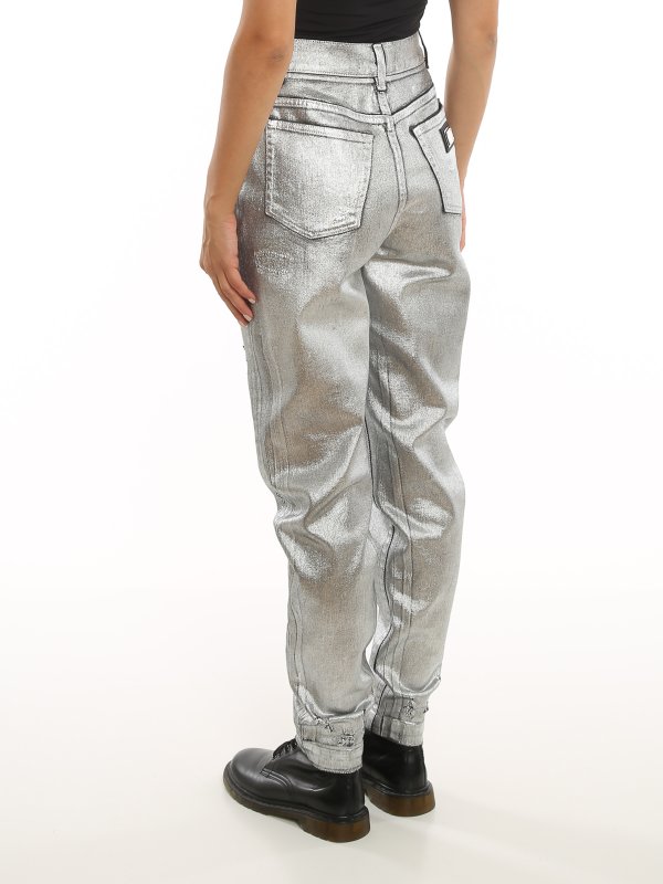 Vaqueros Rectos - Plata shop online: DOLCE & GABBANA