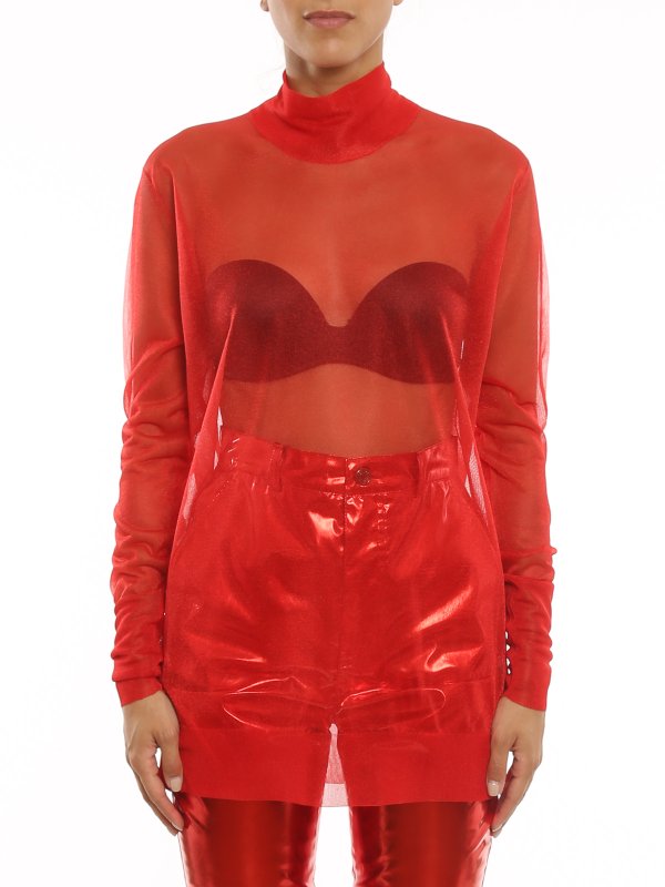 iKRIX DOLCE & GABBANA: t-shirts - Semi sheer turtleneck