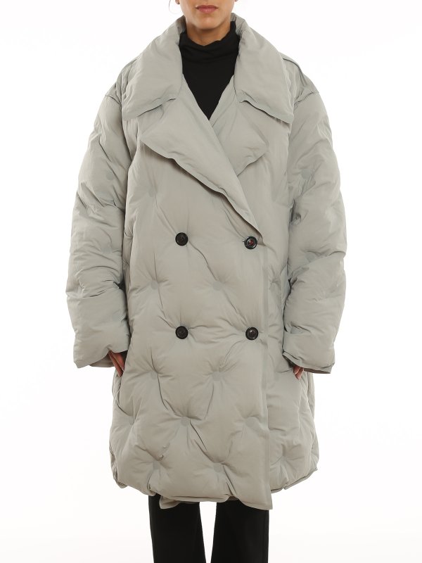 iKRIX Maison Margiela: ダウン・ハイテクコート - ダウンコート - ライトグレー