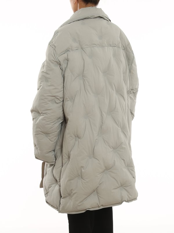 ダウンコート - ライトグレー shop online: Maison Margiela