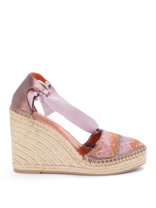 MISSONI: espadrilles - Wedge espadrilles